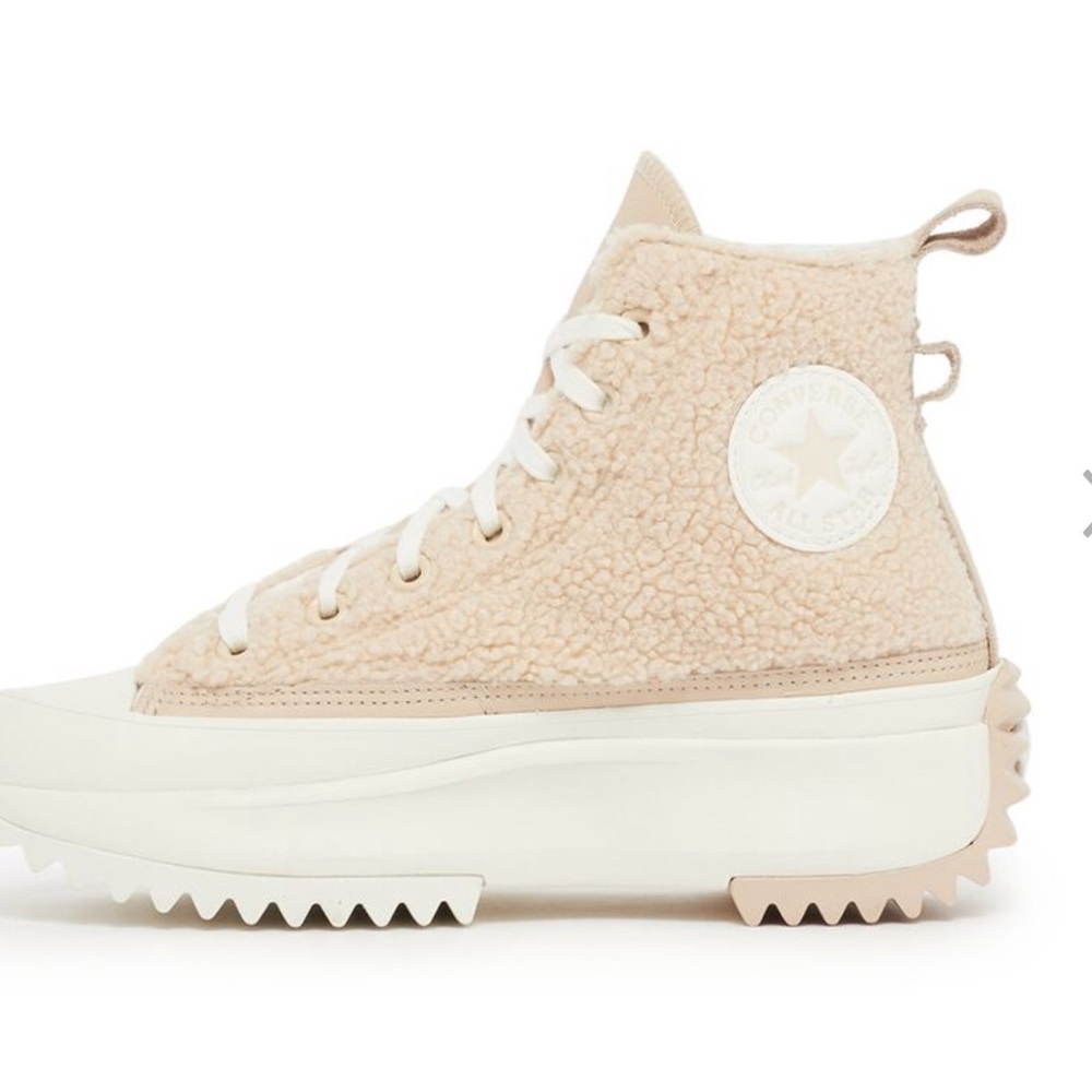 Converse Chuck Taylor Cream Sherpa Platform High Tops MENS WO'S
9
GENDER: UNISEX